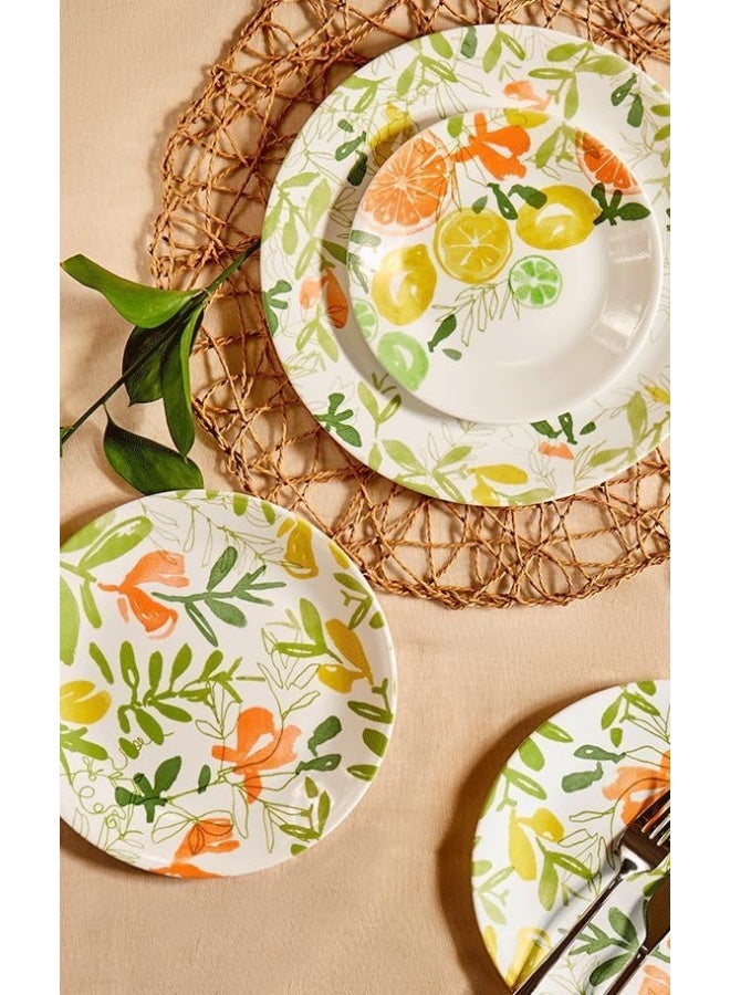 Corelle Contemporary Fruits Dinnerware Set White, 12-Piece - Image 2
