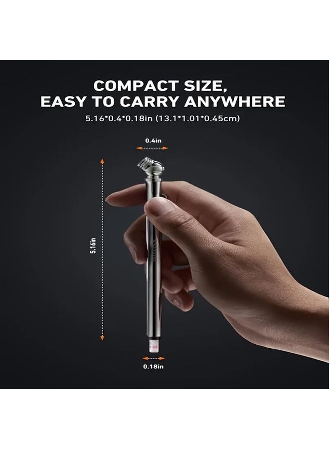 2pcs Stainless Steel Tire Pressure Gauge Durable Portable For Cars Trucks Bikes - Image 4