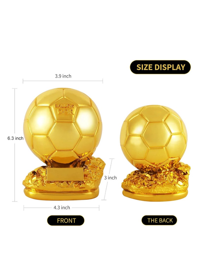 Spall Ballon d'Or Trophy Replica – Premium Golden Football Award - Image 3