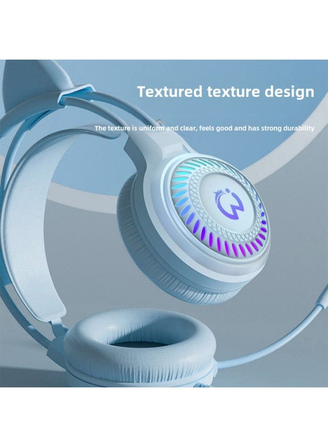 Computer Headset USB Headset E-sports Game Wired Headset Noise Reduction Microphone Desktop Notebook 7.1 Channel-Color: Single Usb Sound Card Version (7.1 Channel)  - Image 4