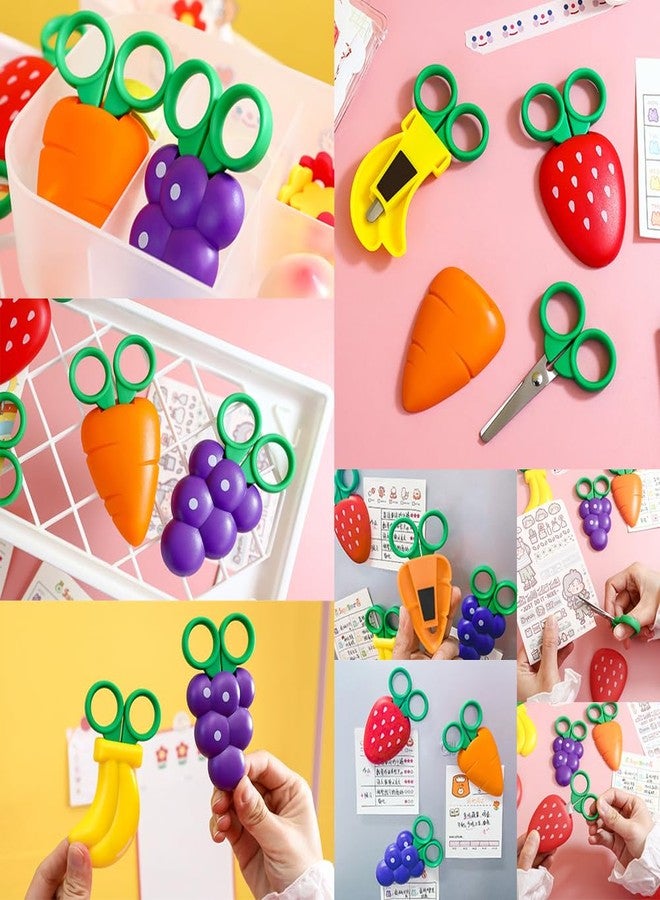 AKOAK 1 Count Paper Scissors, Creative Fruit Scissors and Refrigerator Magnets are the Home Decorations for Students/Children (Banana) - Image 4