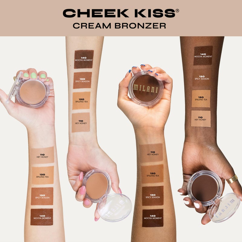 Milani Cheek Kiss Cream Bronzer-120 Spilling Tea - Image 4