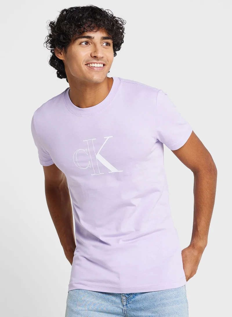 Calvin Klein Jeans Logo Crew Neck T-Shirt