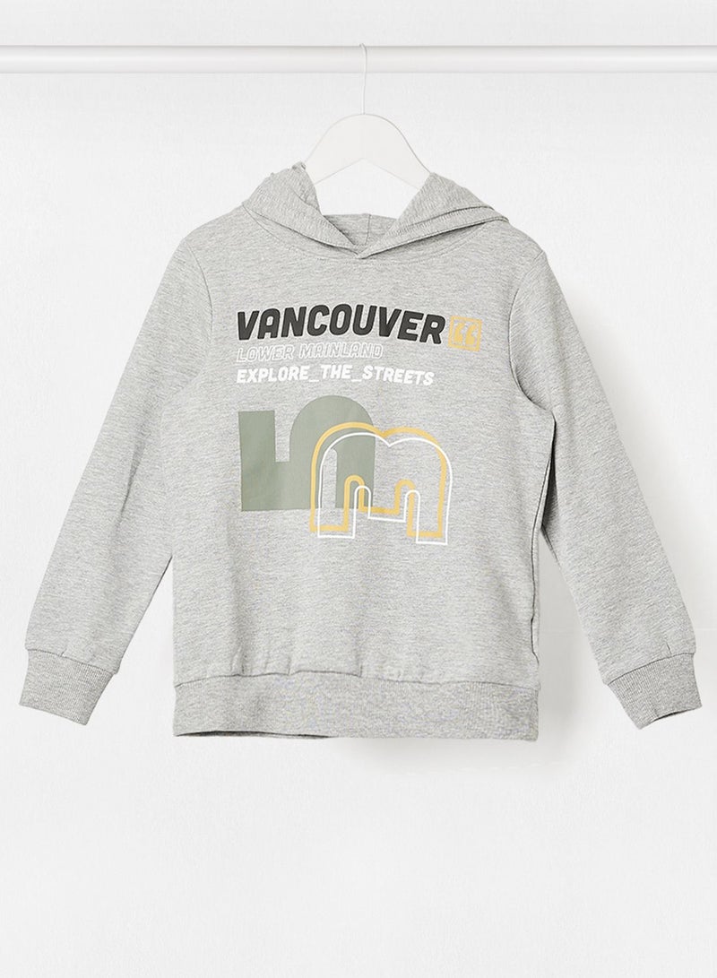 NAME IT Kids Slogan Hoodie  - Image 1