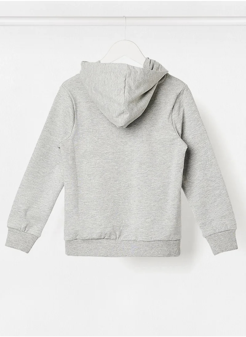 NAME IT Kids Slogan Hoodie