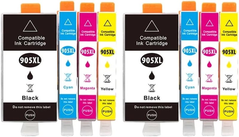 Ink Cartridge 905XL 905 909XL Compatible with Officejet Pro 6970 6950 6960 6966 6968 6974 6975 Printer 909 1set(2SET)