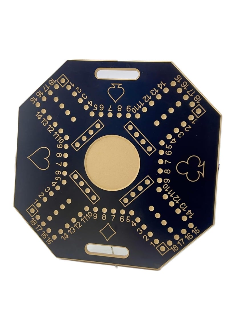 With Strong Carrying Case for Strategic Planning 5-7 Player Wooden  Board Game with Glass Balls and CardsWooden Toy 38×38cm - Image 2