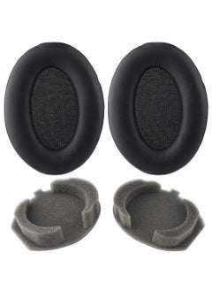 Earpads for Sony WH-1000XM3, A Pair of Replacement Ear Cushion Pads with Protein Leather and Memory Foam for Sony WH 1000XM3 Noise canceling Extra Thick Headset, Black