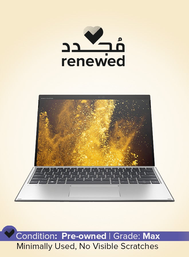 HP تجديد - جهاز لوحي كمبيوتر محمول Elite x2 G4 بشاشة تعمل باللمس مقاس 13 بوصة، مع معالج Core i5-8265U/رباعي النواة/ذاكرة RAM سعة 8 جيجابايت/قرص SSD سعة 256 جيجابايت/رسومات Intel UHD/نظام Windows 10 Pro - Image 1