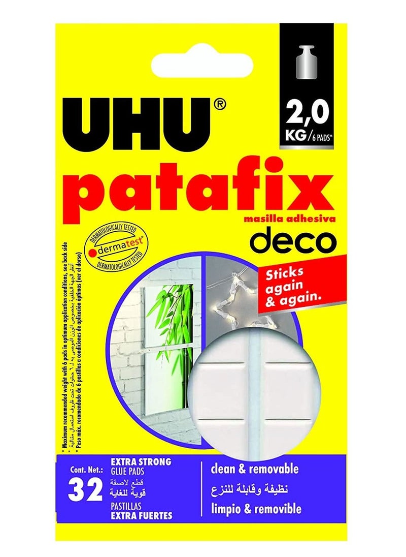 UHU - 6-Pack Patafix Home Deco Reusable Adhesive Tack-Its - Image 1