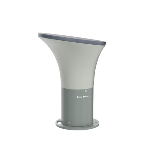 Lyse Decor Aluminium Gate Light for Outdoor Waterproof, Gate Light Lamp for Home Entrance, Pillar Light of Garden (Pack of 2) (Grey) - Image 4
