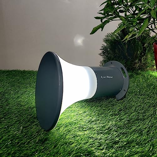Lyse Decor Aluminium Gate Light for Outdoor Waterproof, Gate Light Lamp for Home Entrance, Pillar Light of Garden (Pack of 2) (Grey) - Image 3