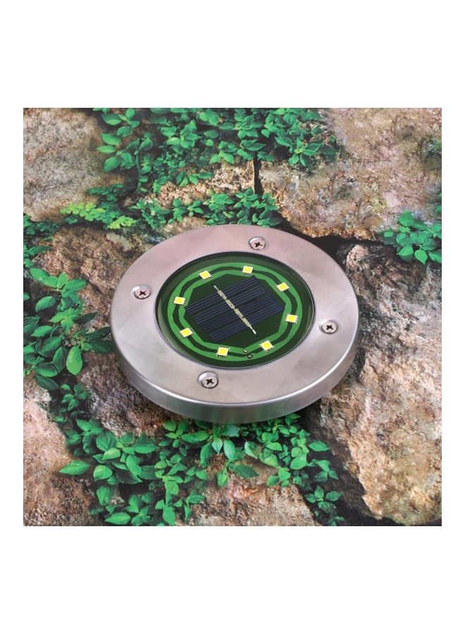NIBEMINENT 4-Piece Waterproof LED Solar Patio Light Warm White 11.5x11.5x10.5centimeter - Image 4