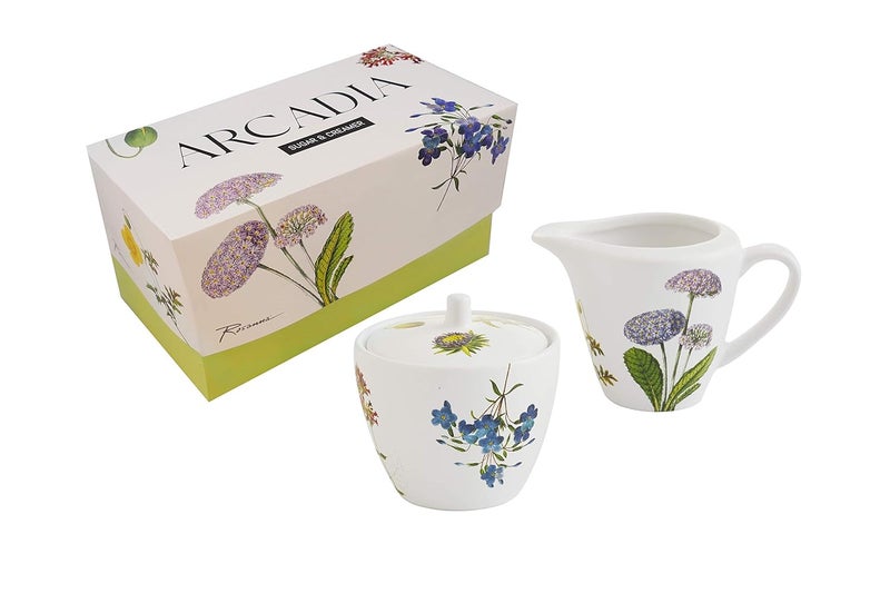 Rosanna Rosanna Arcadia 3 oz Creamer 5oz Sugar Multi