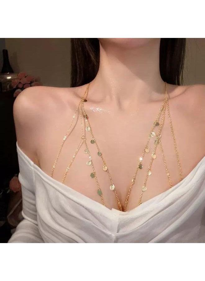 Generic - French Style Pearl Necklace Necklace Women's Light Luxury Niche Design Love Clavicle Chain High-grade Sweater Chain Elegant - Image 1