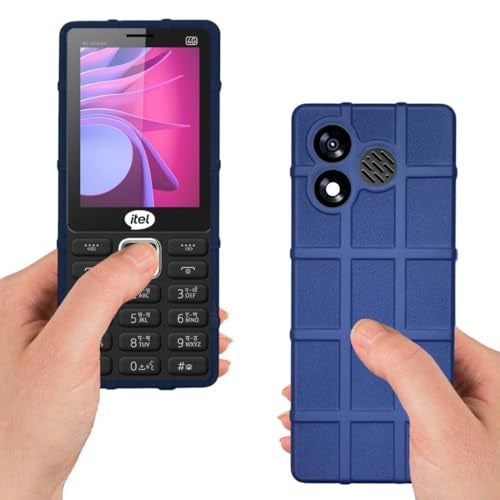 ZAOMA Premium Back Case TPU Cover Compatible for itel Super Guru 4G Max it9310 Keypad Mobile Feature Phone Rugged Case - Blue - Image 5