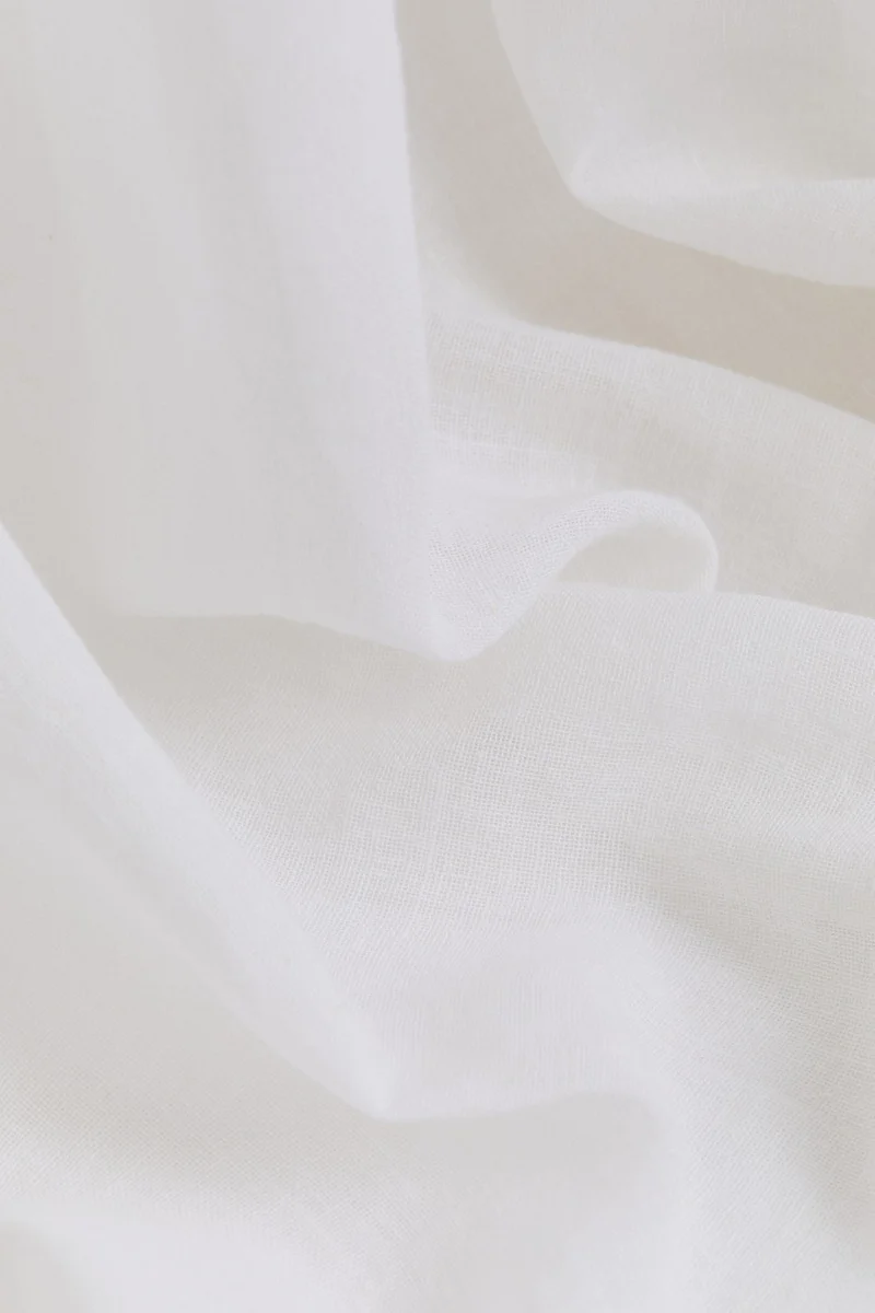 H&M 1-pack wide linen-blend curtain length