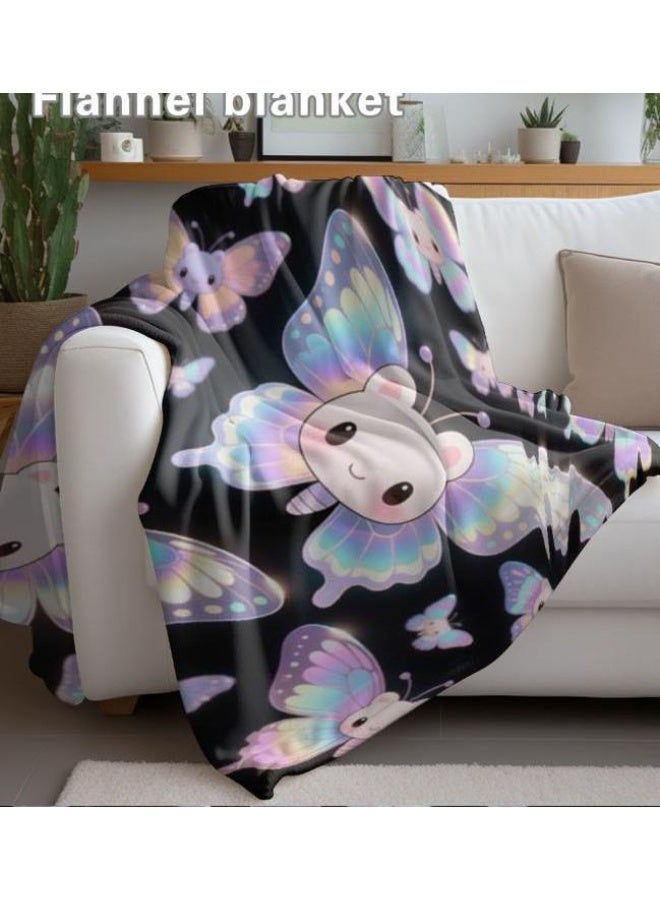 general Flannel thin blanket (warm and comfortable, suitable for sleep, gaming, dust removal and sandproof) 150cm*200cm - 408 - Image 4