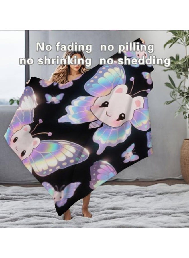 general Flannel thin blanket (warm and comfortable, suitable for sleep, gaming, dust removal and sandproof) 150cm*200cm - 408 - Image 1