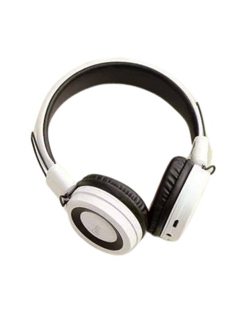 Gjby CA 061 Wireless Headset Hybrid  with Multiple Modes, Premium latest Design, Hi-Res Sound, 25H Playtime, Fast Type C Charge, Soft Earcups, Bluetooth Headphones, Travel |  White - Image 1