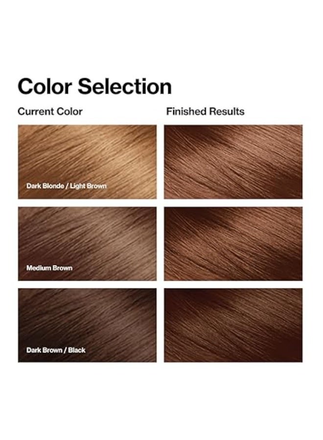 Revlon ColorSilk Beautiful Color Permanent Hair Color 46 Medium Golden Chestnut Brown - Image 2