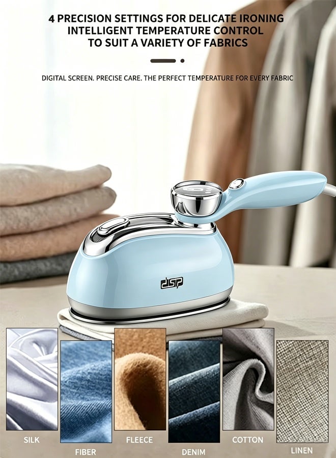 DSP 2 in 1 Steamer & Iron,1200W Handheld Garment Steamer for Clothes with 4 Adjustable Steam Modes,25s Fast Heat,Foldable Design,160 ML Water Tank,Auto-Off,Portable Wrinkle Remover for Home & Travel - Image 3