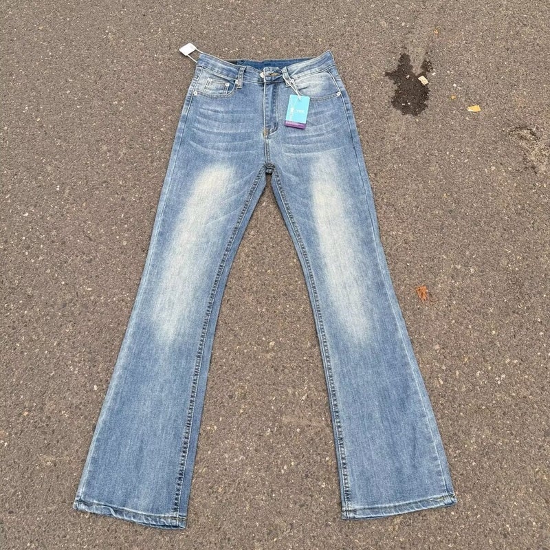 Unisex Casual Daily Denim Jeans - Image 1