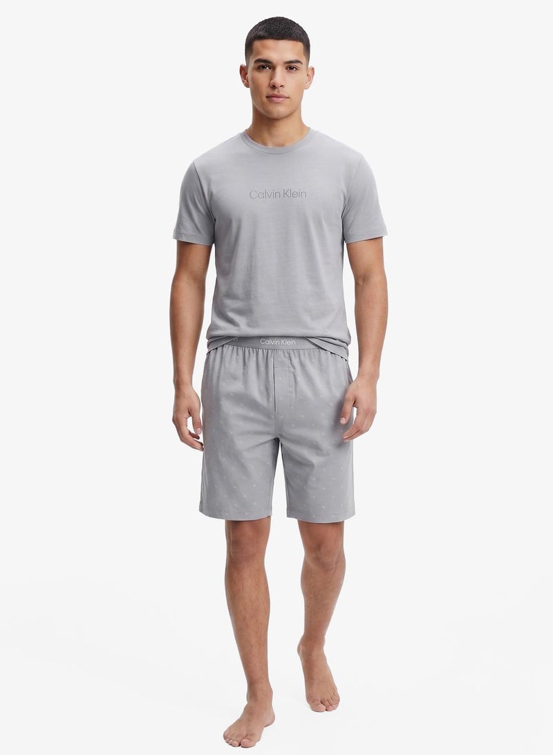 CALVIN KLEIN Shorts Pyjama Set - Icon Cotton Stretch - Image 1