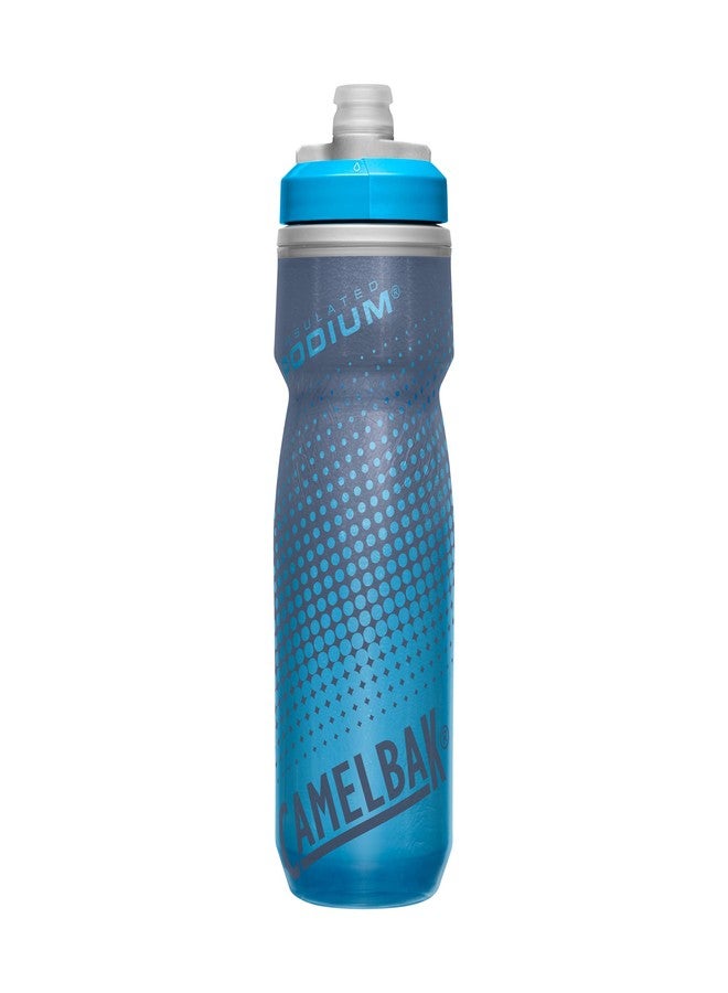 CamelBak Podium Chill Bike Insulated Squeeze Water Bottle Blue Dot, 21oz - Image 4