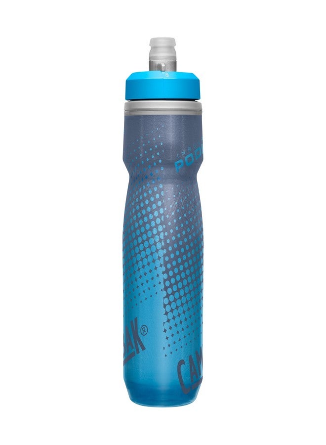 CamelBak Podium Chill Bike Insulated Squeeze Water Bottle Blue Dot, 21oz - Image 5