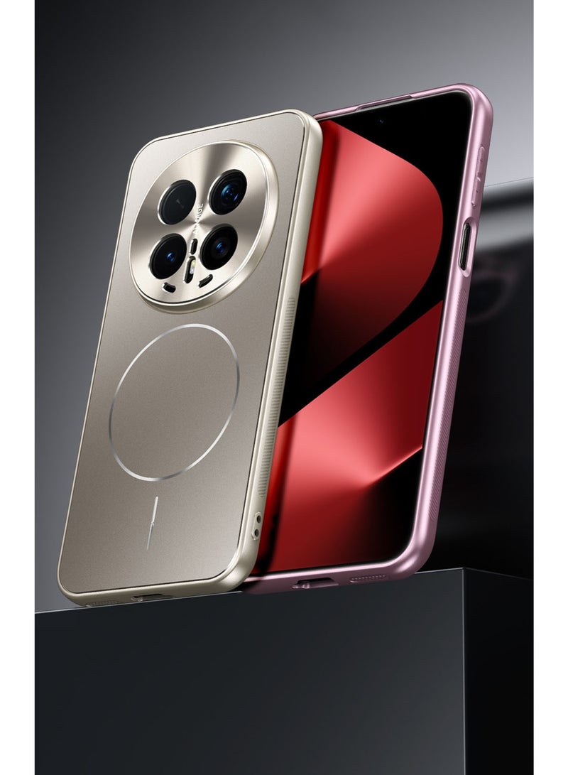 general Case Compatible with Honor Magic 8Pro, Metal Matte Case [Compatible with Mag-Safe], Camera Lens Protection Shockproof Slim Phone Case Cover - Image 3