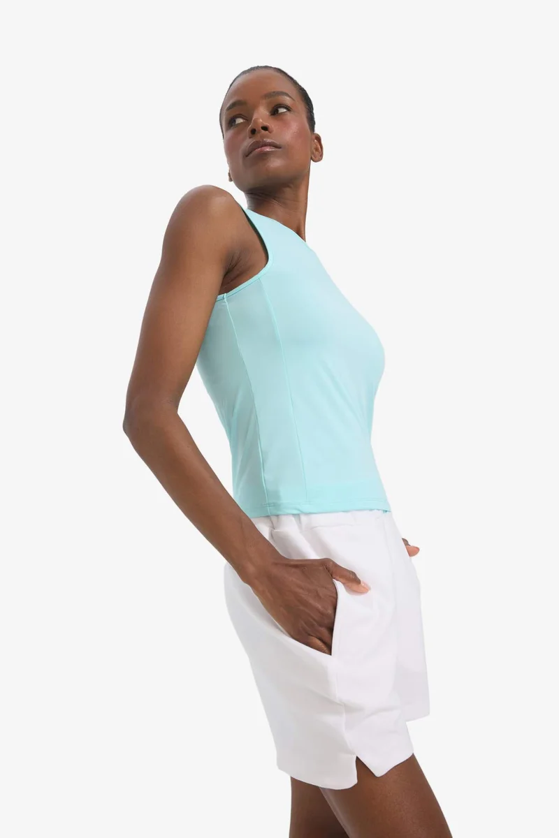 Defacto  DeFactoFit Slim Fit Basic Sports Tank Top for Women | Best Price UAE