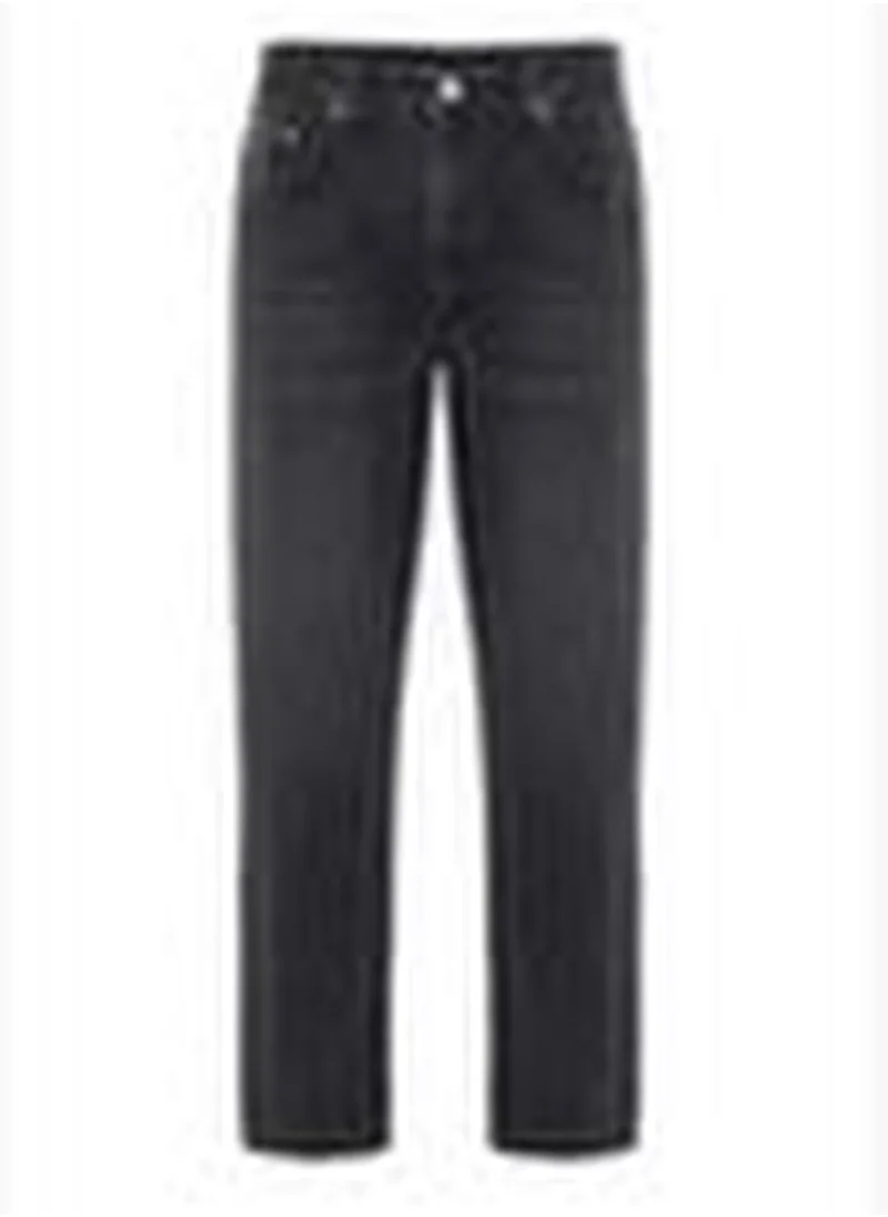 trendyol Anthracite Men's Relax Fit Jeans Denim Trousers