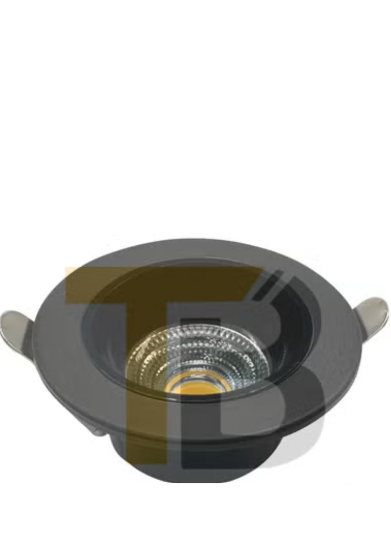 DOWN LIGHT BLACK FRAM SIZE 7CM YELLOW lightening COLOR  3000K