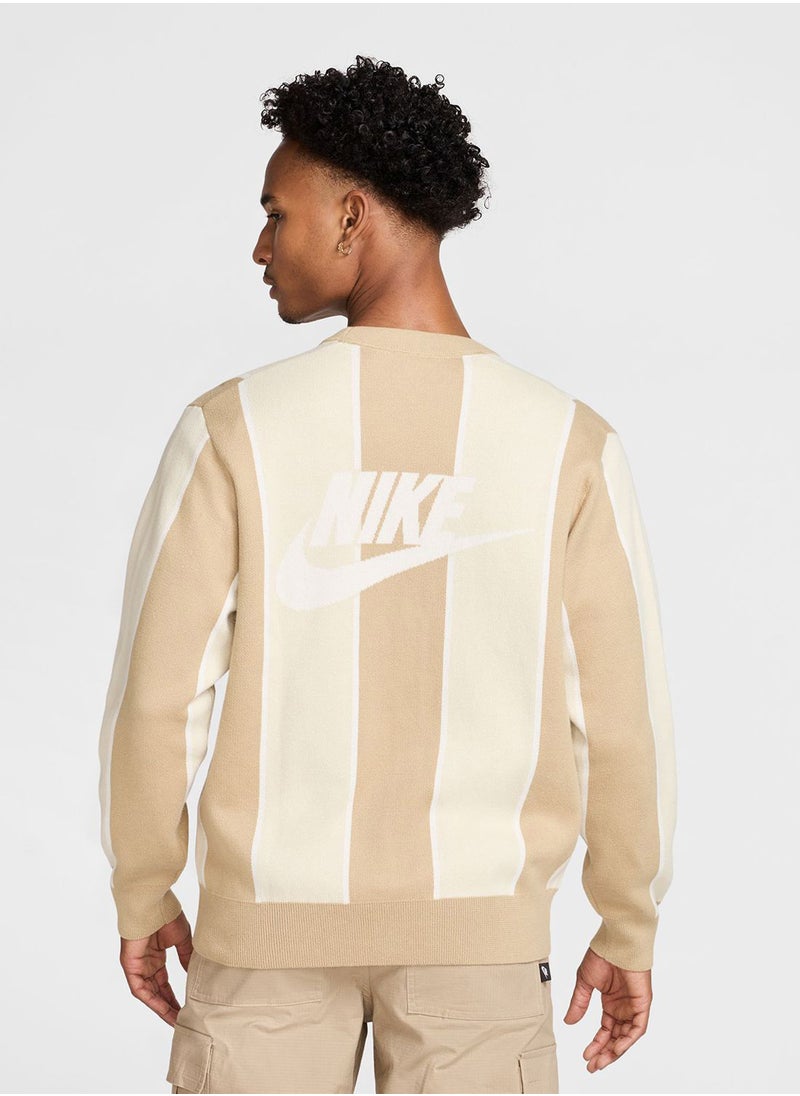 Nike Club Fairway Stripe Sweater  - Image 2