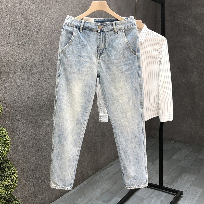 Unisex Casual Daily Denim Jeans - Image 2