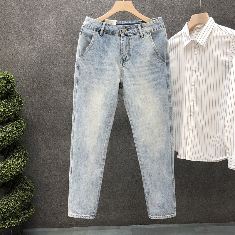 Unisex Casual Daily Denim Jeans - Image 3
