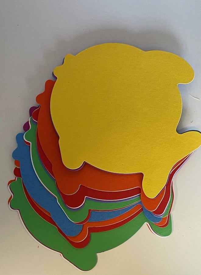 SHAPES ETC. 5.5” Fish Assorted Color Creative Cut-Outs, 31 Cut-Outs in a Pack for Spring, Summer, Learning Games Classroom Kids' School Craft Projects - Image 4