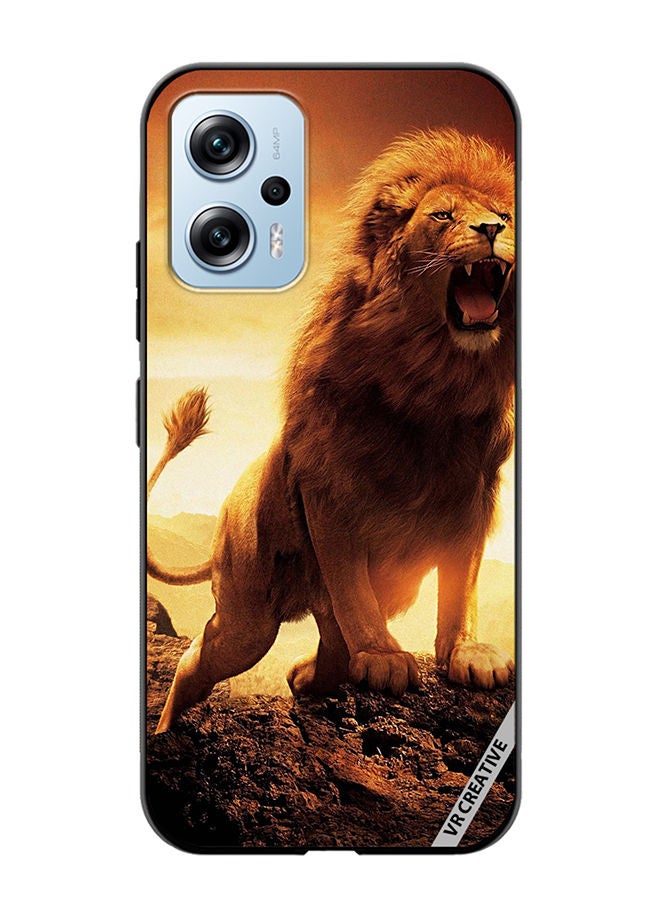 VR CREATIVE Protective Case Cover For Xiaomi Poco X4 GT Lion King Design Multicolour - Image 1
