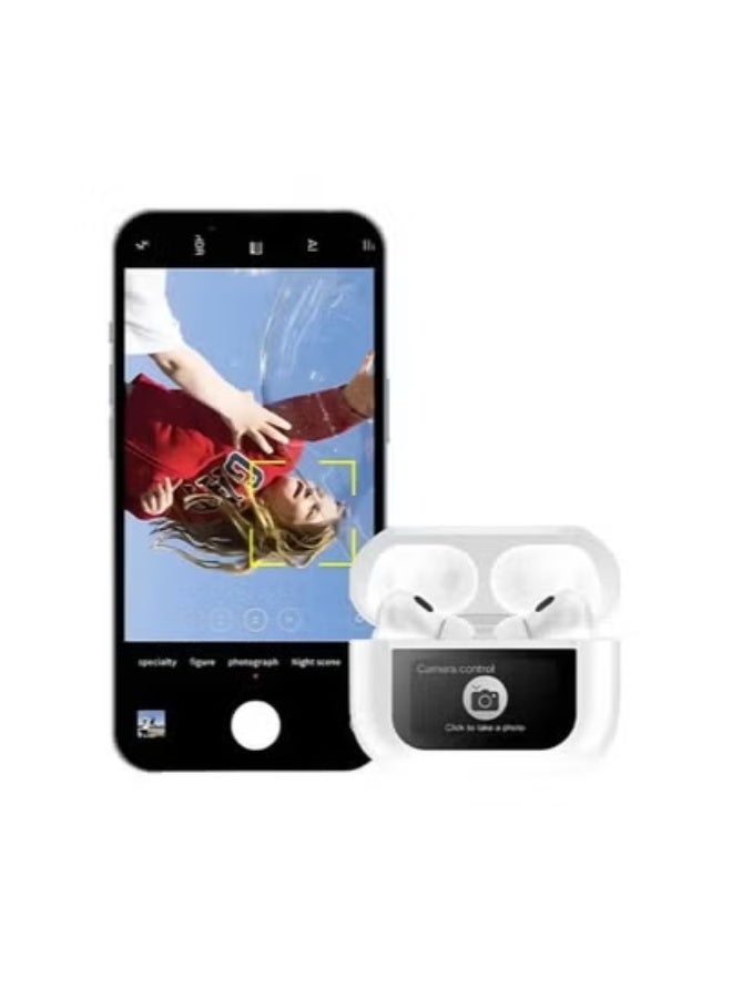 Truly Wireless Earbuds with Built-in LCD Touchscreen – Advanced ANC & ENC Noise Cancellation – Touch Control for Music and Calls – Integrated Camera Control – High-Fidelity Sound, Long Battery Life, Comfortable Fit – Perfect for Daily Use and Workouts - Image 4