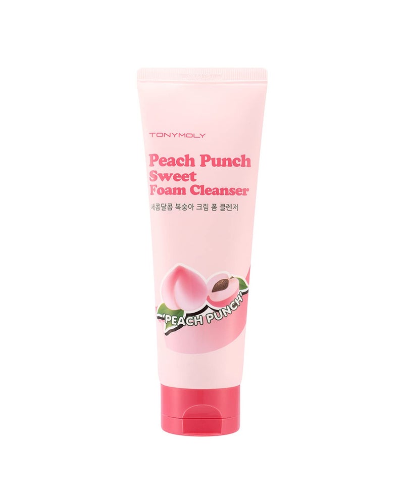 TONYMOLY Peach Punch Sweet Foam Cleanser, 5 Fl Oz - Image 1