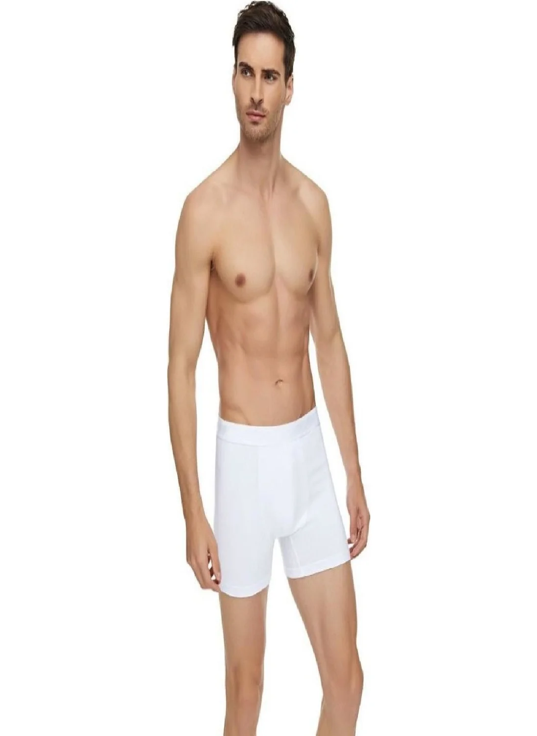 Tutku White Elite Men's Modal Elastane Boxer 1251