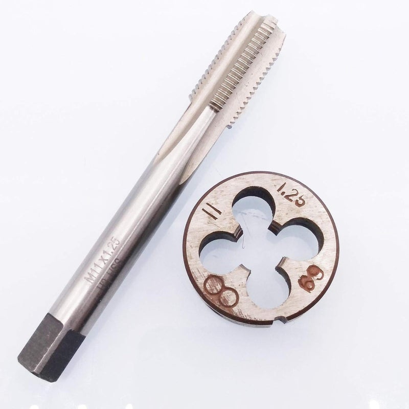 Yodaoke مفتاح HSS M11 x 1.25mm و قالب M11 x 1.25mm خيط متري يدوي يمين - Image 2