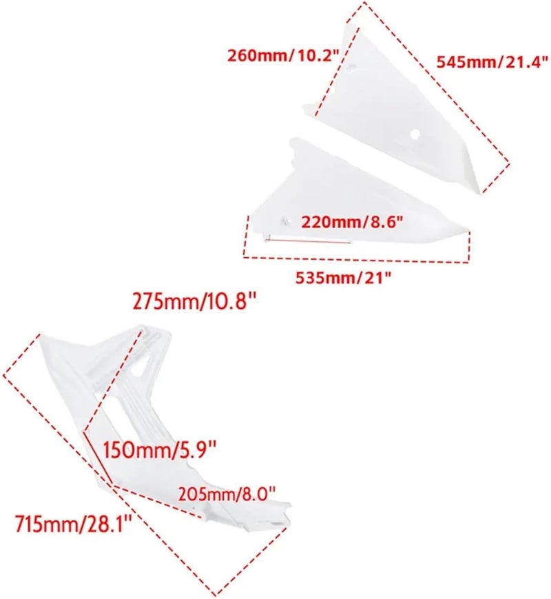 Wivplex Complete Plastic Fairing Kit for CRF450 2022 - Image 2