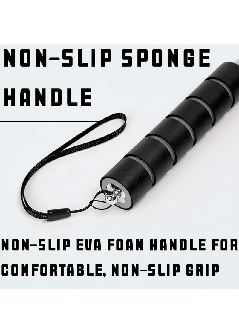 1pc Car Rearview Mirror Wiper, Retractable Auto Glass Squeegee, Water Cleaner with Telescopic Long Rod, Portable Cleaning Tool for All Vehicles, Universal Automotive Accessories (Black) - Image 4