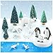 KFPPLXQ 20 Pcs Arctic Animals Figurines Toy Sets Includes 10 Pcs Polar Animals Penguin Polar Bear Whale Miniature Antarctic Winter Toys Suitable for Children Teacher Class - Image 2
