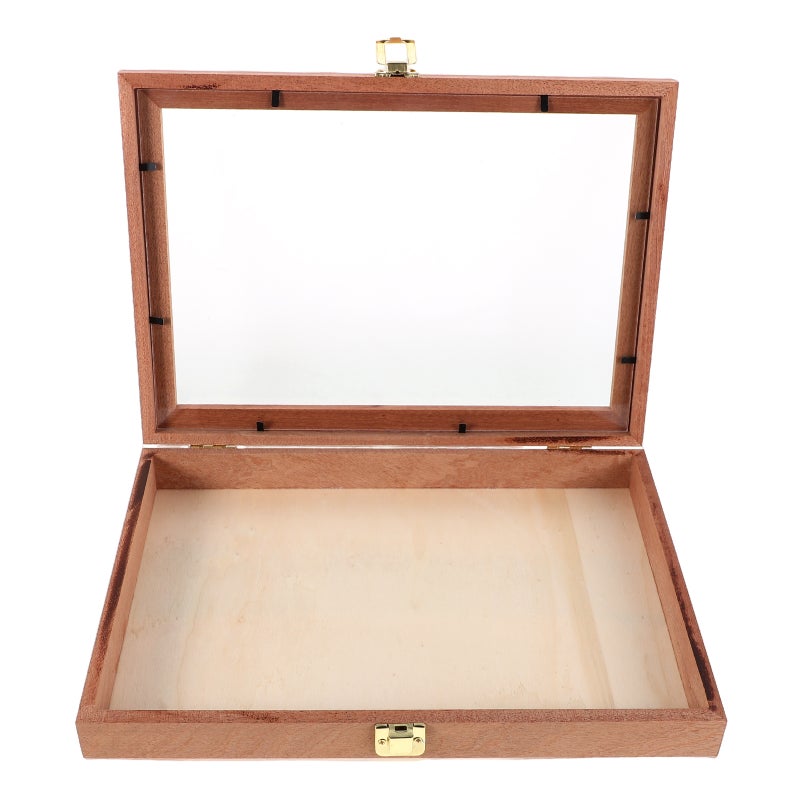 Rectangular Storage Box For And Butterfly Specimens Transparent Display Case Wood Shadow Box With Clear Window For Home Decor - Image 3