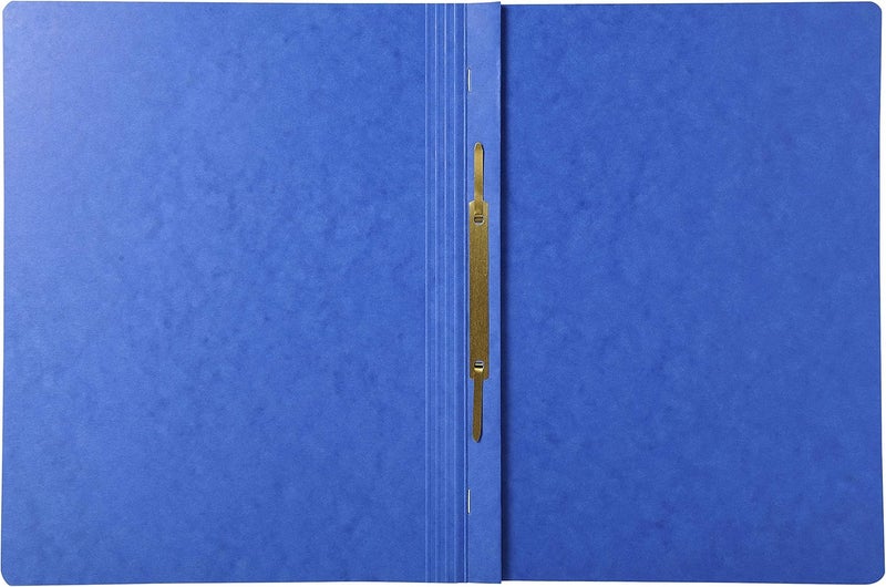 Exacompta Iderama 380807B Pack of 25 File Folders Made of Cardboard, Practical and Robust, with 80 mm Spacing, for DIN A4, Dark Blue - Image 2