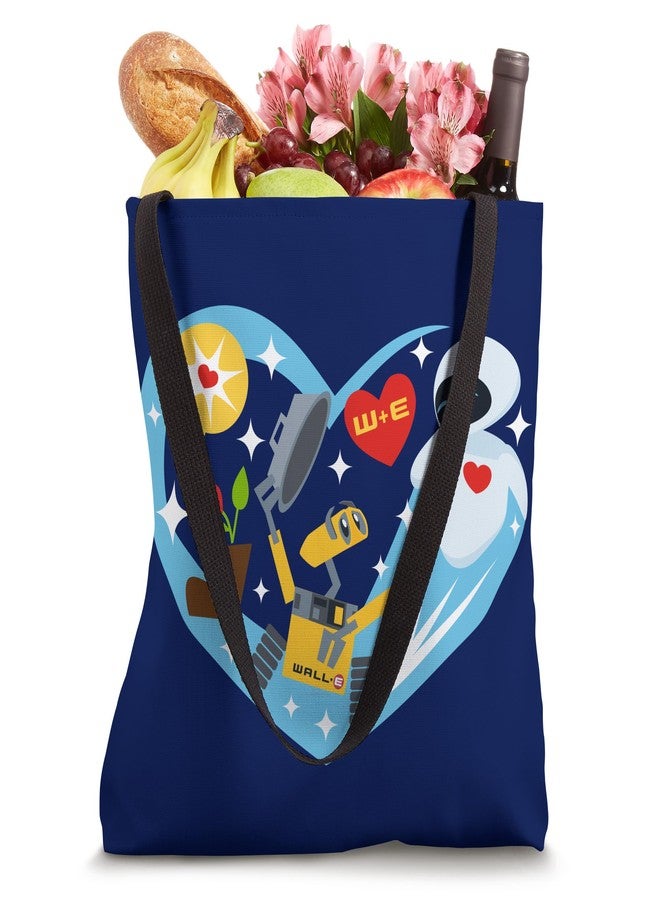 Pixar Disney and Pixar’s Wall-E and EVE Heart Valentine’s Day Tote Bag - Image 4