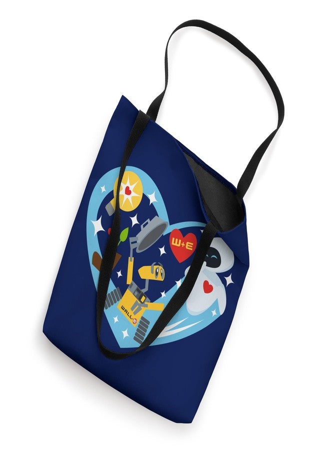 Pixar Disney and Pixar’s Wall-E and EVE Heart Valentine’s Day Tote Bag - Image 2